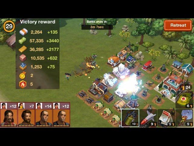 Narcos: Cartel Wars - Gameplay 61 Attack finca level 29 good tactic and Victory !