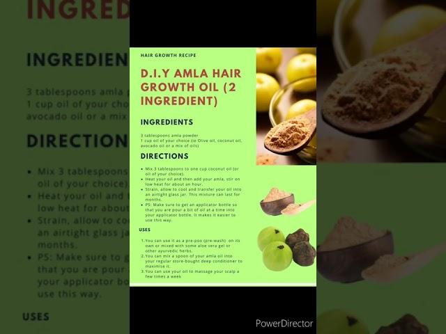 DIY Amla Hair Growth Oil ( 2 Ingredient) ️