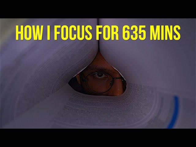 How to 16x Your Focus Permanently in 5 Mins (from a Med Student)