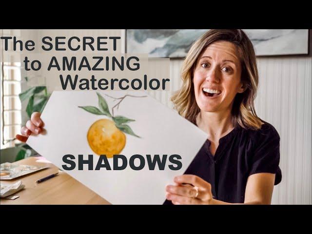 The Secret to Amazing Watercolor Shadows