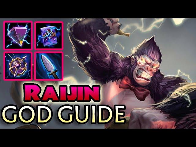 RAIJIN God Guide for BEGINNERS - (SMITE) Build & Abilities