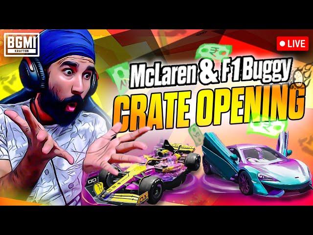 F1 BUGGY CRATE OPENING : BGMI LIVE | PUBG LIVE | PLAYING BGMI 3.5 UPDATE