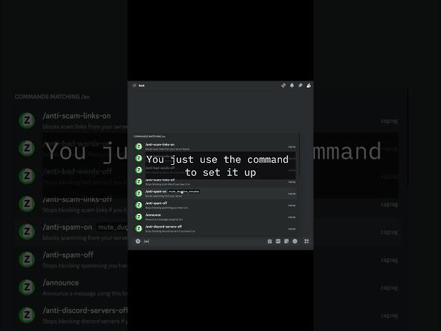 Anti spam bot. #discord #shorts #discordbot #antispam