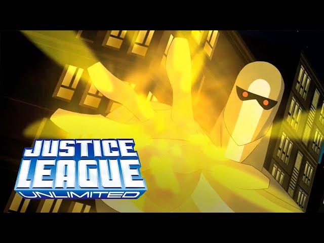 Gold Amazo lose the fight against Solomon Grundy | Justice League Unlimited