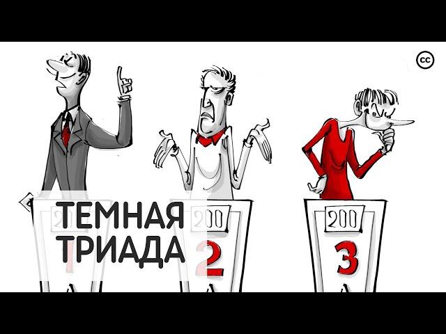 Темная Триада: Нарциссизм, Макиавеллизм, Психопатия