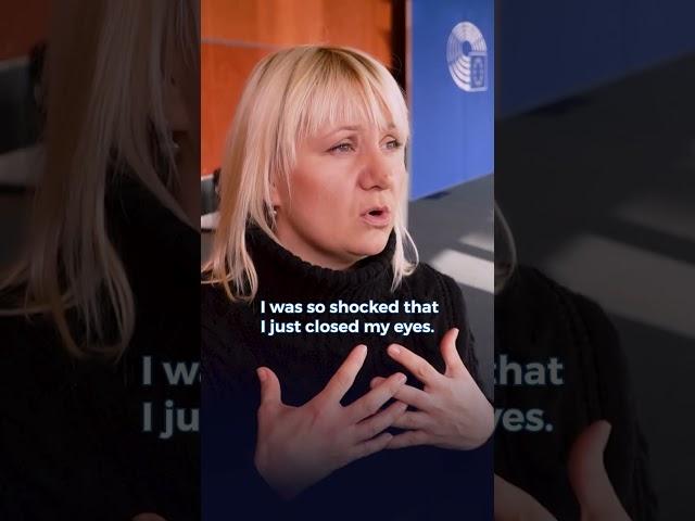 "It was a horror", says Olena, a Ukrainian refugee