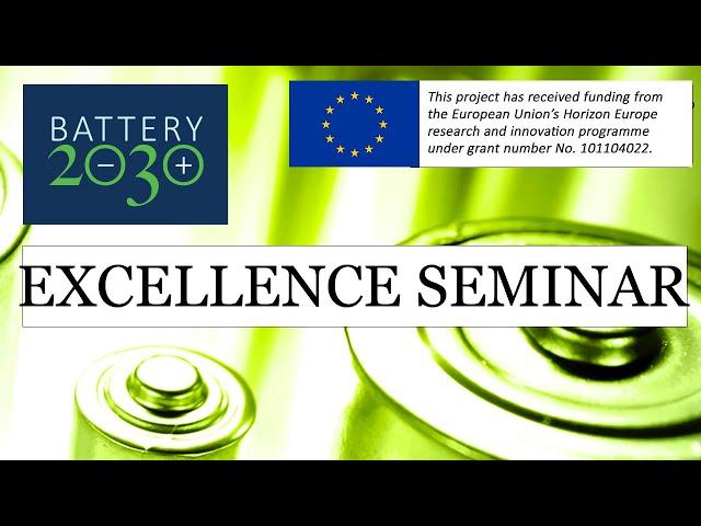 Battery 2030+ Excellence Seminar, Solid state chemistry, innovations -Laurence Croguennec