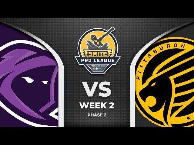 Smite Pro League: Pittsburgh Knights VS Team Rival ( Phase 2 Week 2)