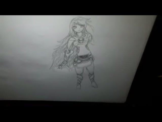 drawing "young milla maxwell" of  tales of xillia. the master of the arts. drawing live-stream
