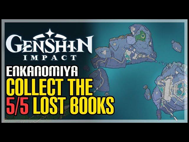 Collect The Five Lost Books Genshin Impact