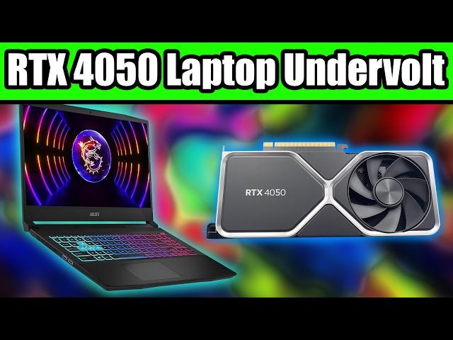 Undervolt your Laptop RTX 4050 for more FPS and Lower Temperature! - Tutorial