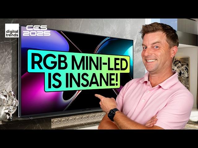 Hisense Just Reinvented Mini-LED TVs | 116-inch TriChroma TV!