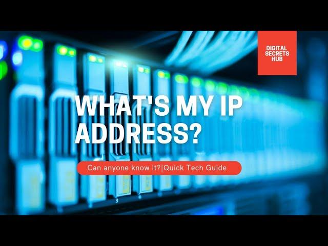 What is My IP Address? Can Anyone Know It? | Quick Tech Guide #IPaddress #WhatIsMyIP #TechTips