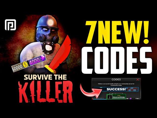 *NEW* ALL WORKING CODES FOR SURVIVE THE KILLER 2024! ROBLOX SURVIVE THE KILLER CODES