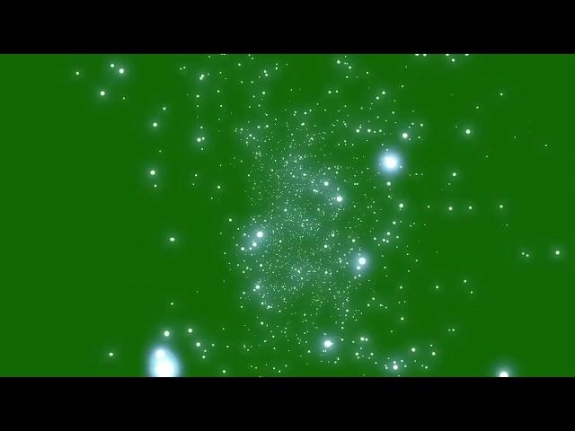 Green Screen particle stars Effects part 7