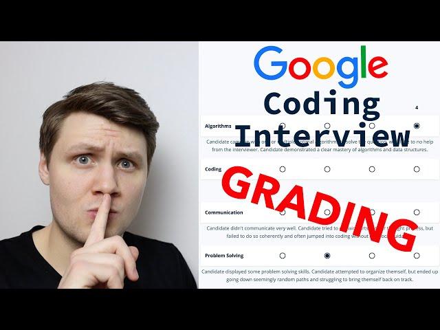 Google Coding Interview Grading Rubric