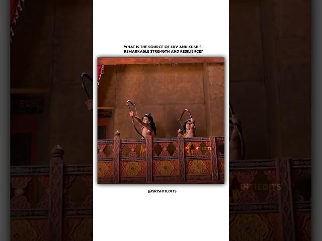 Don't who raised them..!? ️ "Devi Sita" #shrimadramayan #luvkush #siyaram #swastikproductions