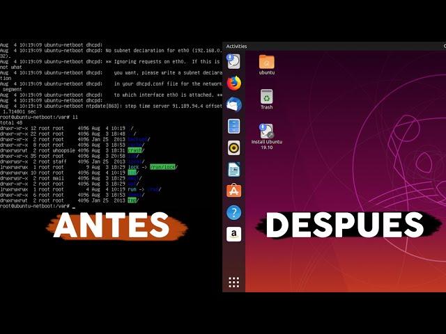 Instalar interfaz gráfica en Ubuntu server - instalar GUI en linux