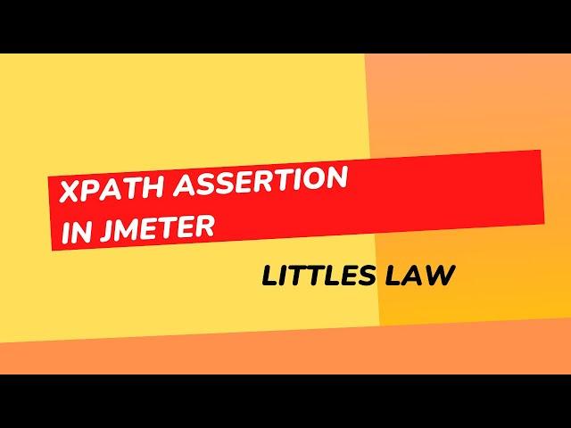 What & How to use XPath Assertion in JMeter #jmeter #jmetertutorial #performancetesting