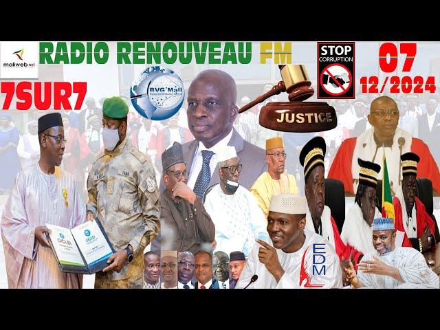 Emission 7SUR7 de la RADIO RENOUVEAU FM du 07 DECEMBRE 2024