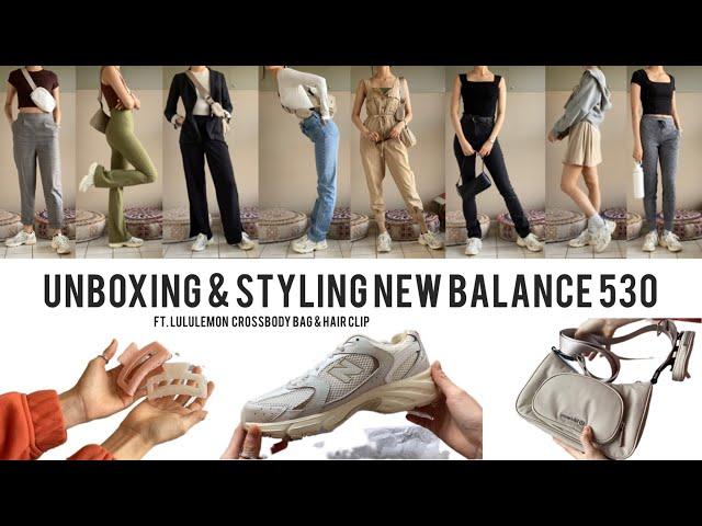 Unboxing & Styling | New balance 530 beige and lululemon