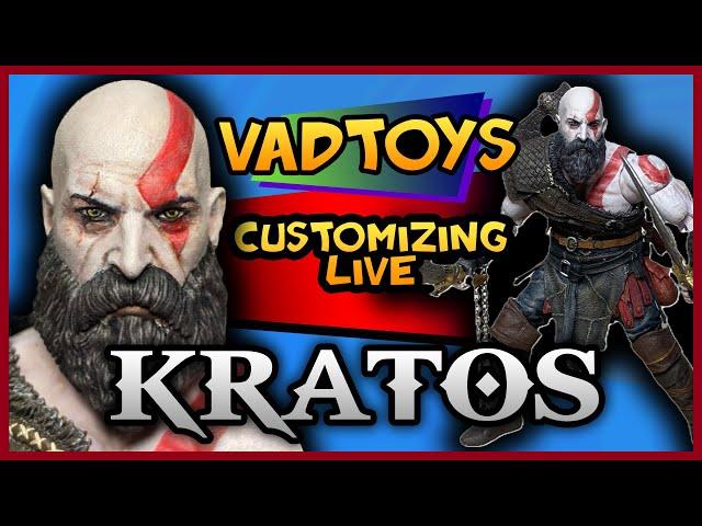Customizing Live - Marvel Legends Style Kratos Custom Figure God of War