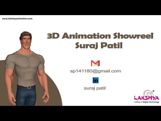 3D Animation Showreel By Our Student Suraj Patil  From Lakshya Animation & VFX Institute
