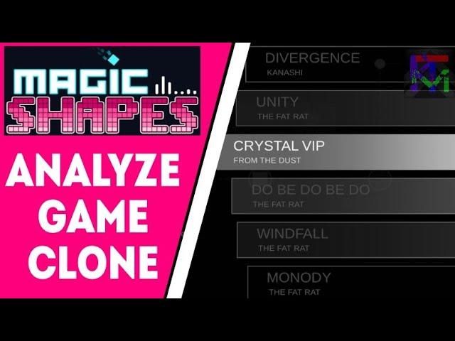 Gameplay analysis of Just Shapes & Beats Clone for Mobile Games | Magic Shapes Red Beats