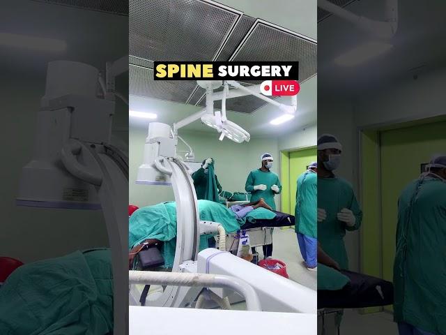 LIVE SPINE SURGERY PREP | Operation Theatre #shorts #viral #doctor #neetmotivation