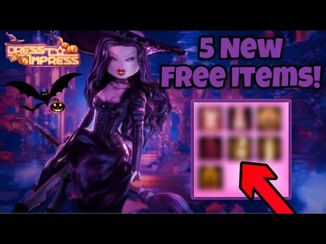 5 NEW FREE ITEMS IN DRESS TO IMPRESS HALLOWEEN UPDATE!  | DTI Roblox  | Easy Tutorial 