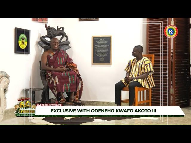 Akwamumanhene, ODENEHO KWAFO AKOTO III's Exclusive Interview On 60th Anniversary & Akwasidae Kese