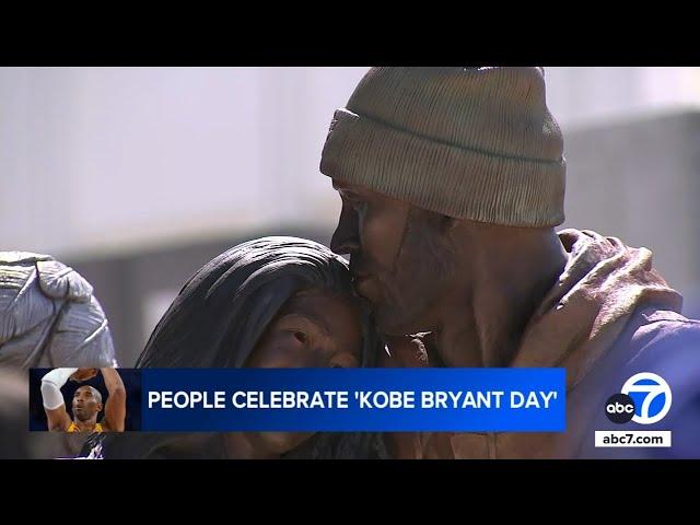 Kobe Bryant fans pay tribute to Lakers legend on Mamba Day