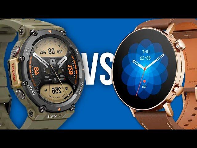 Comparativo: AMAZFIT T REX 2 vs AMAZFIT GTR 3 PRO Edição Limitada - Quais as diferenças?