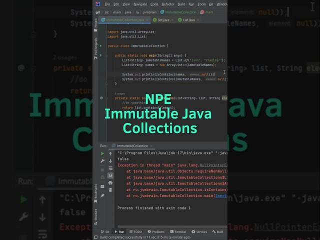 NPE в java immutable collections