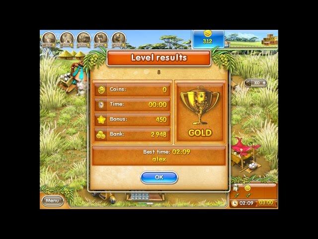 Farm Frenzy 3 only GOLD (level 8) playthrough Веселая ферма 3 (уровень 8) Золото