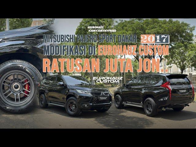 MITSUBISHI PAJERO SPORT DAKAR MODIFIKASI TOTAL PAKE REM AP RACING PRO 5000R ORI JON