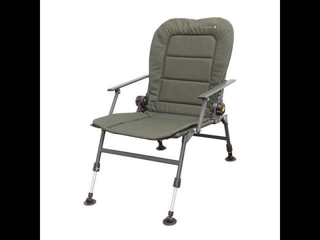 Рыболовное кресло карповое SPRO STRATEGY RECL DEWDROP WIDE SEAT+ARMREST