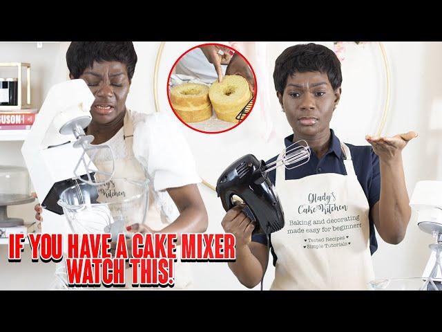 BAKING WITH A STAND MIXER OR HAND MIXER? | STAND MIXER V HAND MIXER TEST| GLADY'S CAKE KITCHEN