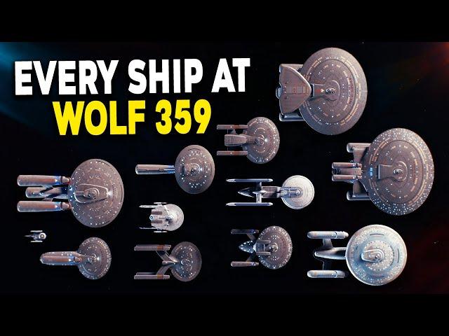 Every Starship At The BATTLE of Wolf 359 - Star Trek Explained