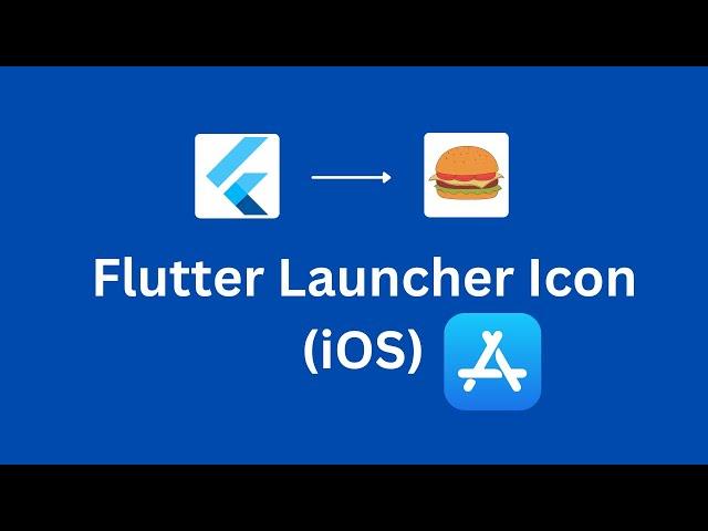 How to Change Flutter App Icon (iOS) | Flutter Package Tutorial