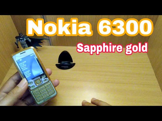 Nokia 6300 sapphire gold