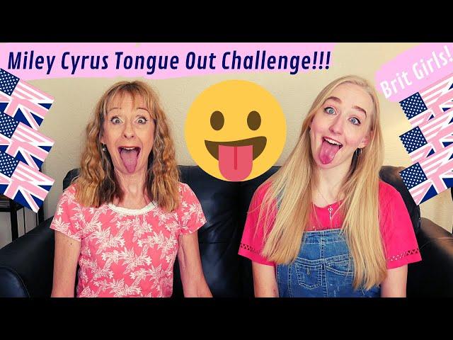 Miley Cyrus Tongue Out Challenge - With A Twist!