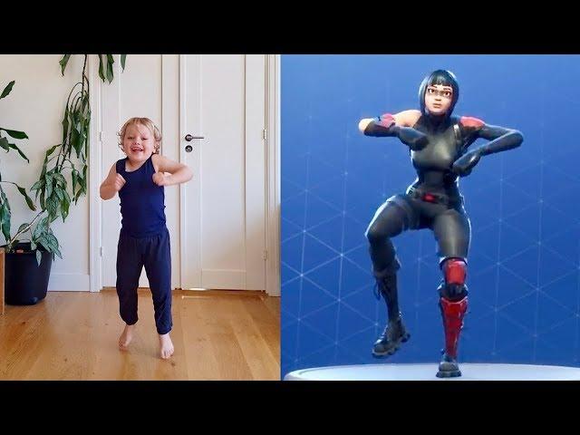 Fortnite Dance CHALLENGE (In real life)