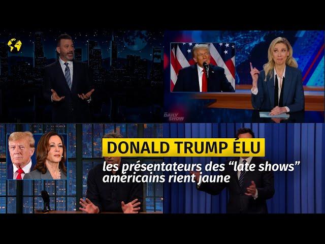 Retour de Trump : les présentateurs des “late shows” américains rient jaune