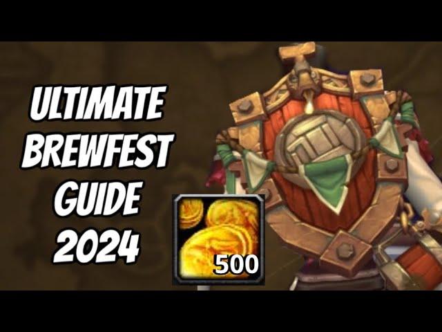 ALL OF THE REASONS YOU SHOULD GO TO BREWFEST IN 2024: WORLD OF WARCRAFT