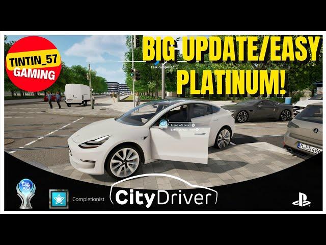 CITY DRIVER | BIG UPDATE EASY PLATINUM | #PS5 #CityDriver