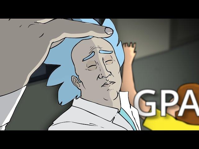 Rick Kills Morty - but it's an engineering student and professor in office hours after an exam