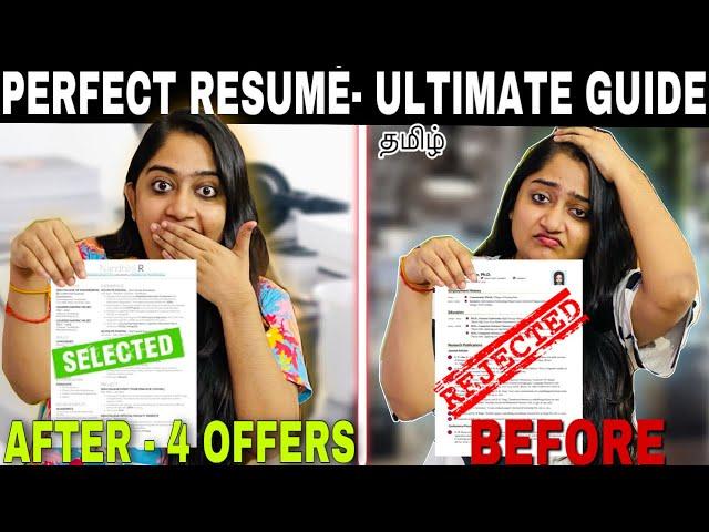 How to build PERFECT RESUME to get HIGH PAYING JOBPerfect resume building