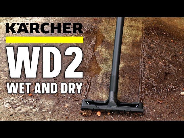 Karcher WD2 Wet and Dry Vacuum Cleaner Unboxing & Testing - 1.629 - 764.0