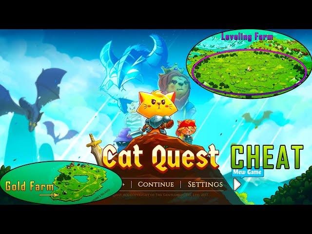 Cat Quest Farming Gold and Level plus Cheats #catquest #cheat